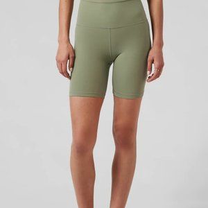 NWT Athleta Ultra High Rise Elation 7" Short Olive Green